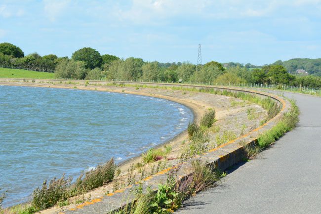 Arlington Reservoir Dam Wall